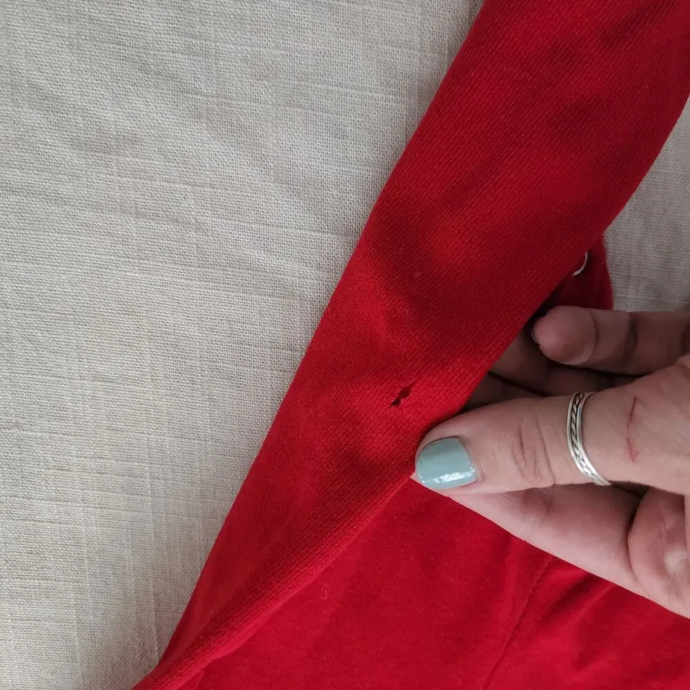 Vintage Red Striped Bodysuit 9-12 months